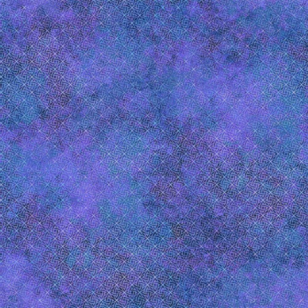 Stonehenge Celtic Roots Lace Purple Multi Linda Ludovico Northcott Fabrics Cotton Fabric