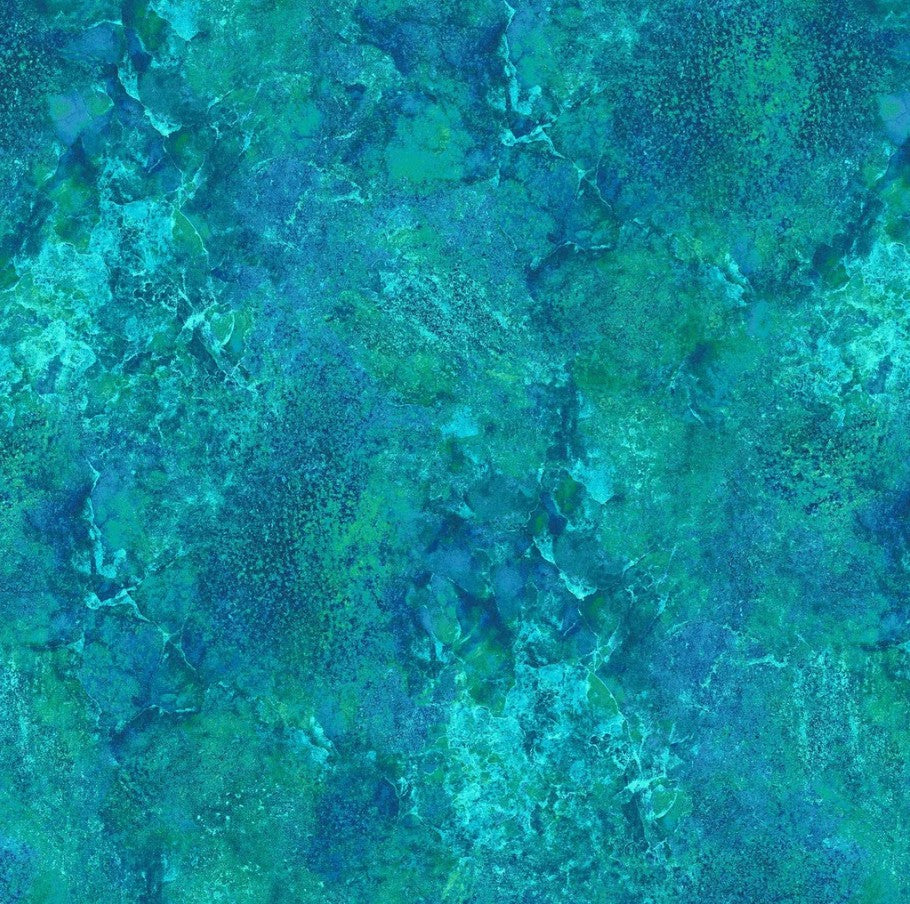 Stonehenge Gradations II Quartz Peacock Blue Linda Ludovico Northcott Fabrics Cotton Fabric NC-26756-66