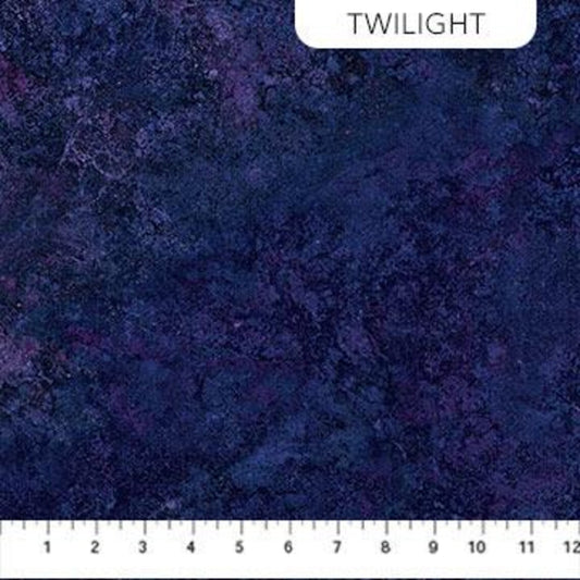 Stonehenge Gradations II Sienna Marble Twilight Linda Ludovico Northcott Fabrics Cotton Fabric NC-26755-47