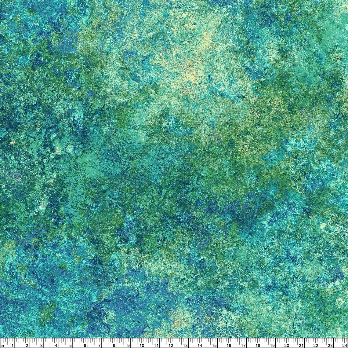Stonehenge Gradations Mixers Multi Mixer Rainforest Linda Ludovico Northcott Fabrics Cotton Fabric NC-39382-740 | US Fabric Shop