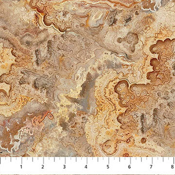 Stonehenge Rooted Agate Beige Linda Ludovico Northcott Fabrics Cotton Fabric NC-DP28770-12 | US Fabric Shop