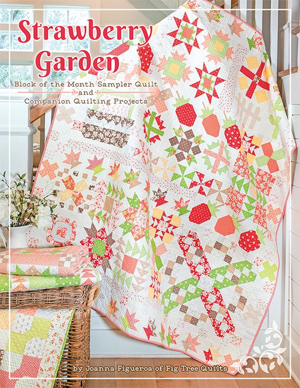 Strawberry Garden Sell Sheet Jelly Jam 60.5"x70.5" Joanna Figueroa Its Sew Emma