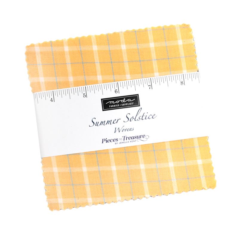 Summer Solstice Wovens 5" Square Charm Pack 42pcs Pieces to Treasure Jenelle Kent Moda Fabrics Cotton Fabric MD-12224PP | US Fabric Shop
