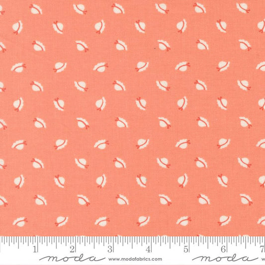 Sunbonnet Bonnets Coral My Sew Quilty Life  Moda Cotton Fabric MD-31765-41