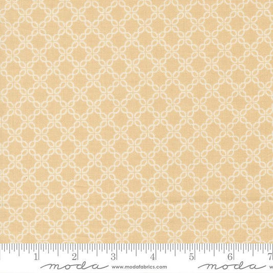 Sunbonnet Lattice Almond My Sew Quilty Life  Moda Cotton Fabric MD-31768-13