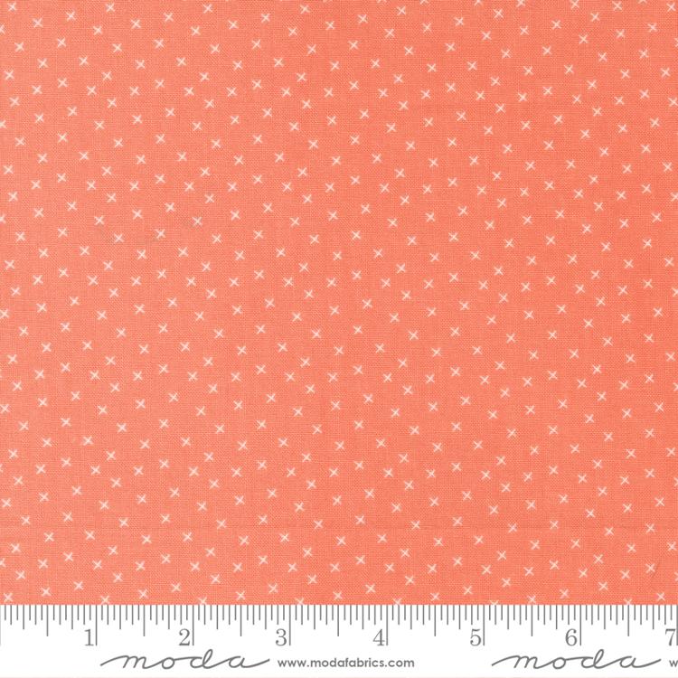 Sunwashed Coral X Print Blenders Peach Corey Yoder Coriander Quilts Moda Cotton Fabric