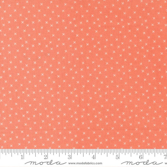 Sunwashed Coral X Print Blenders Peach Corey Yoder Coriander Quilts Moda Cotton Fabric