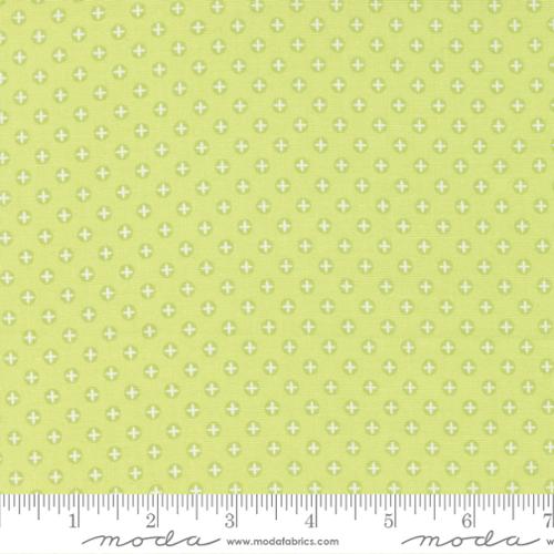 Sunwashed Lime Green Pomegranate Polka Dots Corey Yoder Coriander Quilts Moda Cotton Fabric