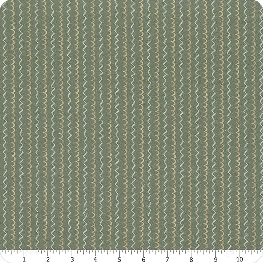 Sweet Lulla Brush Stripe Charcoal Green Ivy Jayne Camelot Cotton Fabric