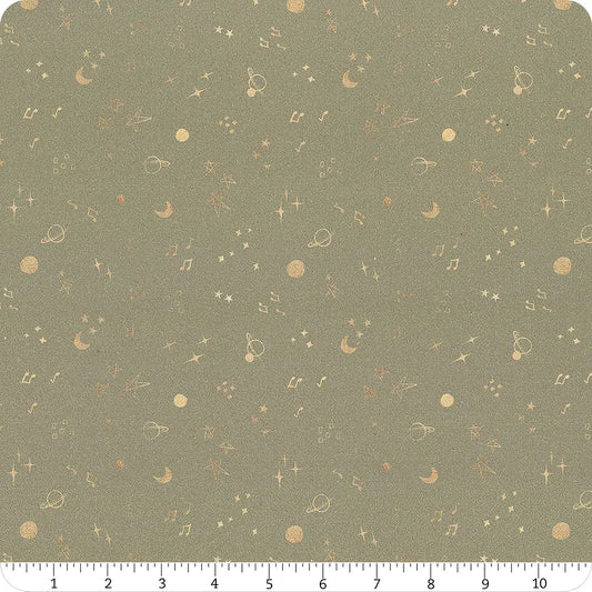 Sweet Lulla Starry Night Beige Ivy Jayne Camelot Cotton Fabric