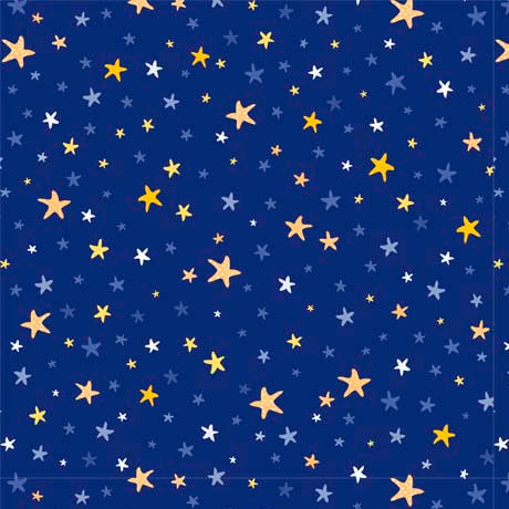 Sweet Sheeps Stars Navy Blue Turnowsky Quilting Treasures Fabrics Cotton Fabric