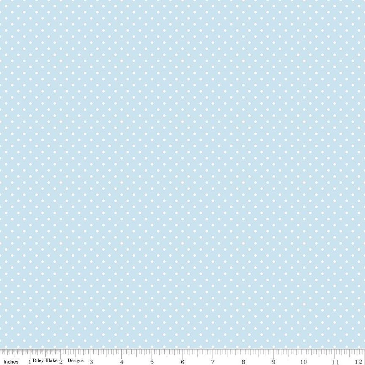 Swiss Dots Boy Blue The RBD Designers Riley Blake Designs Cotton Fabric