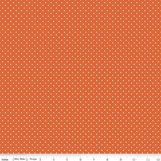 Swiss Dot Autumn The RBD Designers for Riley Blake Cotton Fabric RB-C670-AUTUMN