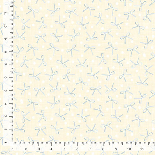 Til The Cows Come Home Bows Vanilla Timeless Treasures Cotton Fabric TT-FUN-CD4048-VANILLA