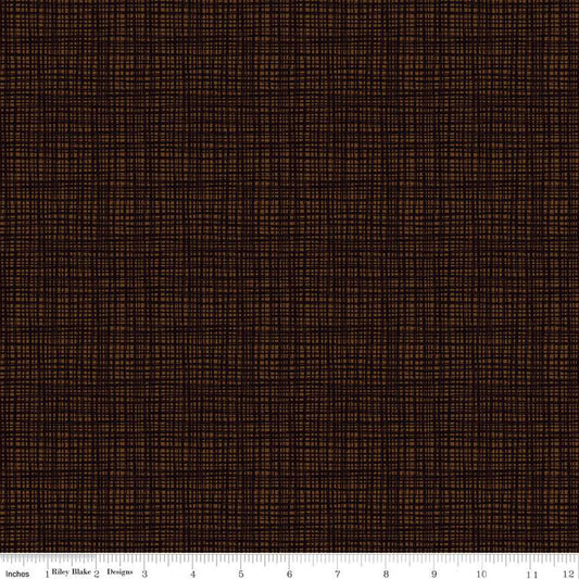 Texture Mocha Brown Sandy Gervais Riley Blake Designs Cotton Fabric