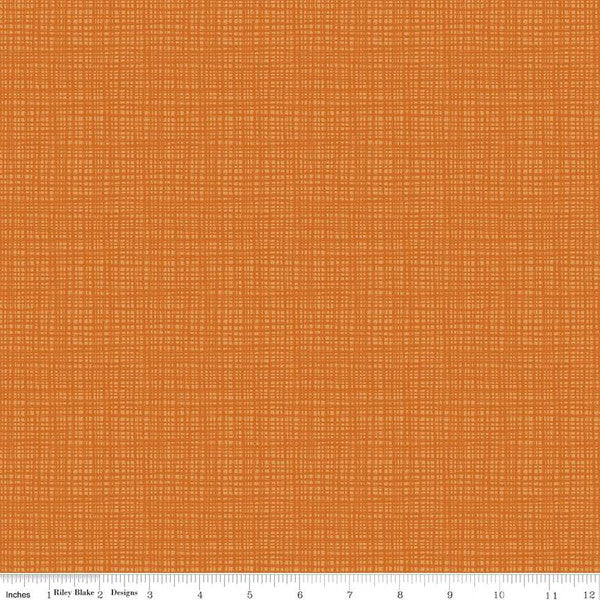 Texture Pumpkin Orange Sandy Gervais Riley Blake Designs Cotton Fabric