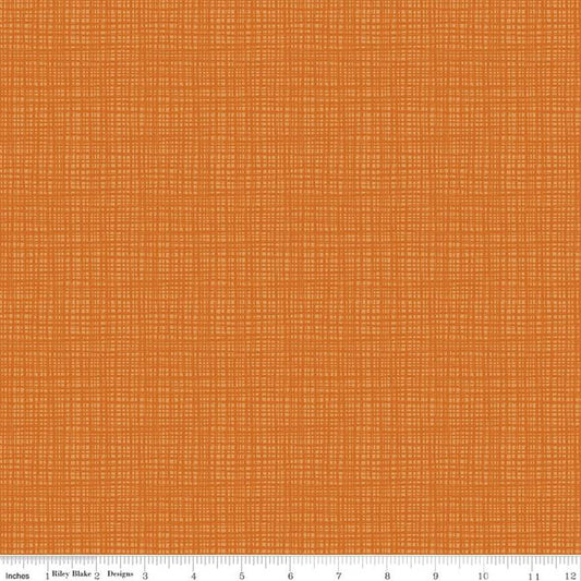 Texture Pumpkin Orange Sandy Gervais Riley Blake Designs Cotton Fabric