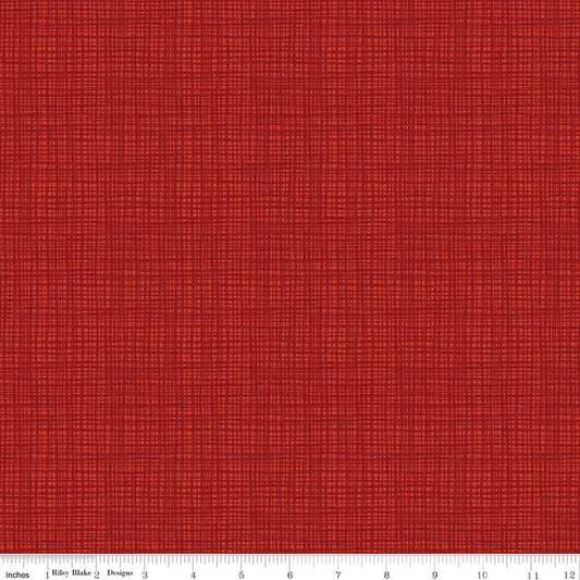 Texture Winterberry Red Sandy Gervais Riley Blake Cotton Fabric RB-C610-Winterberry