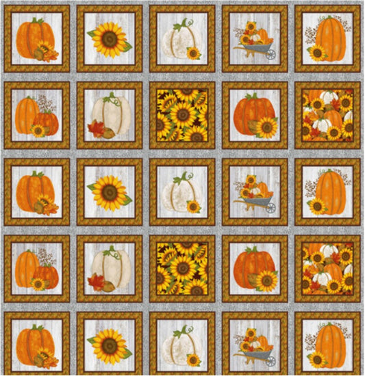 Thankful and Blessed Panel 18" Studio E Cotton Fabric