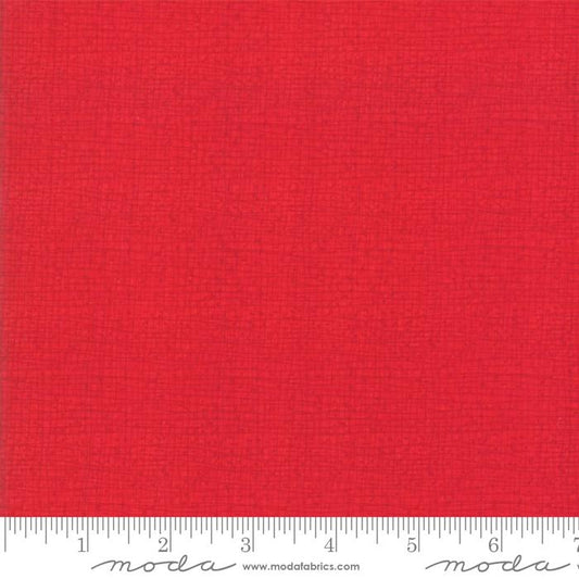 Thatched 108" Wide Back Texture Got your Back Crimson Red Robin Pickens Moda Cotton Fabric