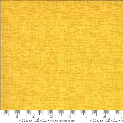 Thatched Buttercup Yellow Robin Pickens Moda Cotton Fabric