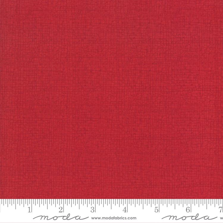 Thatched Scarlet Red Robin Pickens Moda Cotton Fabric