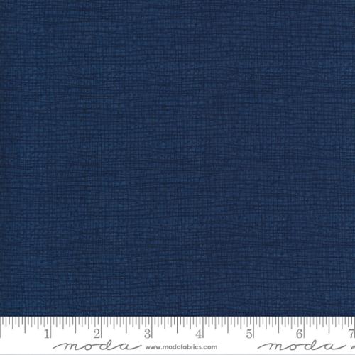 Thatched Texture Midnight Dark Blue Robin Pickens Moda Cotton Fabric MD-48626-148