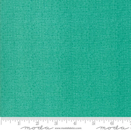 Thatched Texture Peacock Turquoise Pickens Moda Cotton Fabric