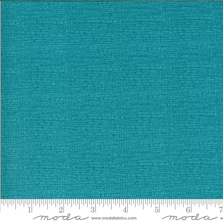 Thatched Texture Pond Aqua Pickens Moda Cotton Fabric MD-48626-137