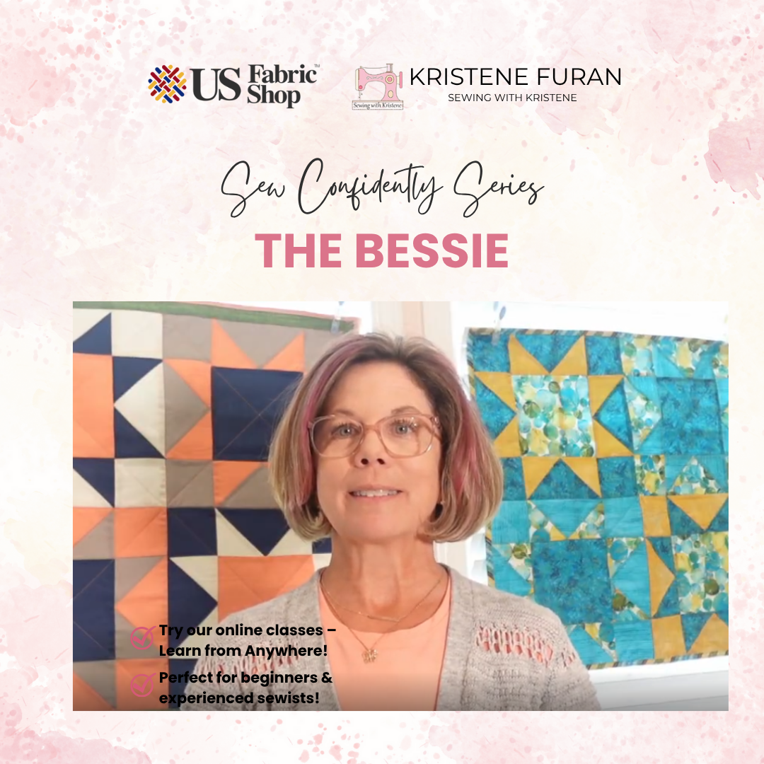 The Bessie Modern Wallhanging Kit | Class & Kit | Sewing with Kristene
