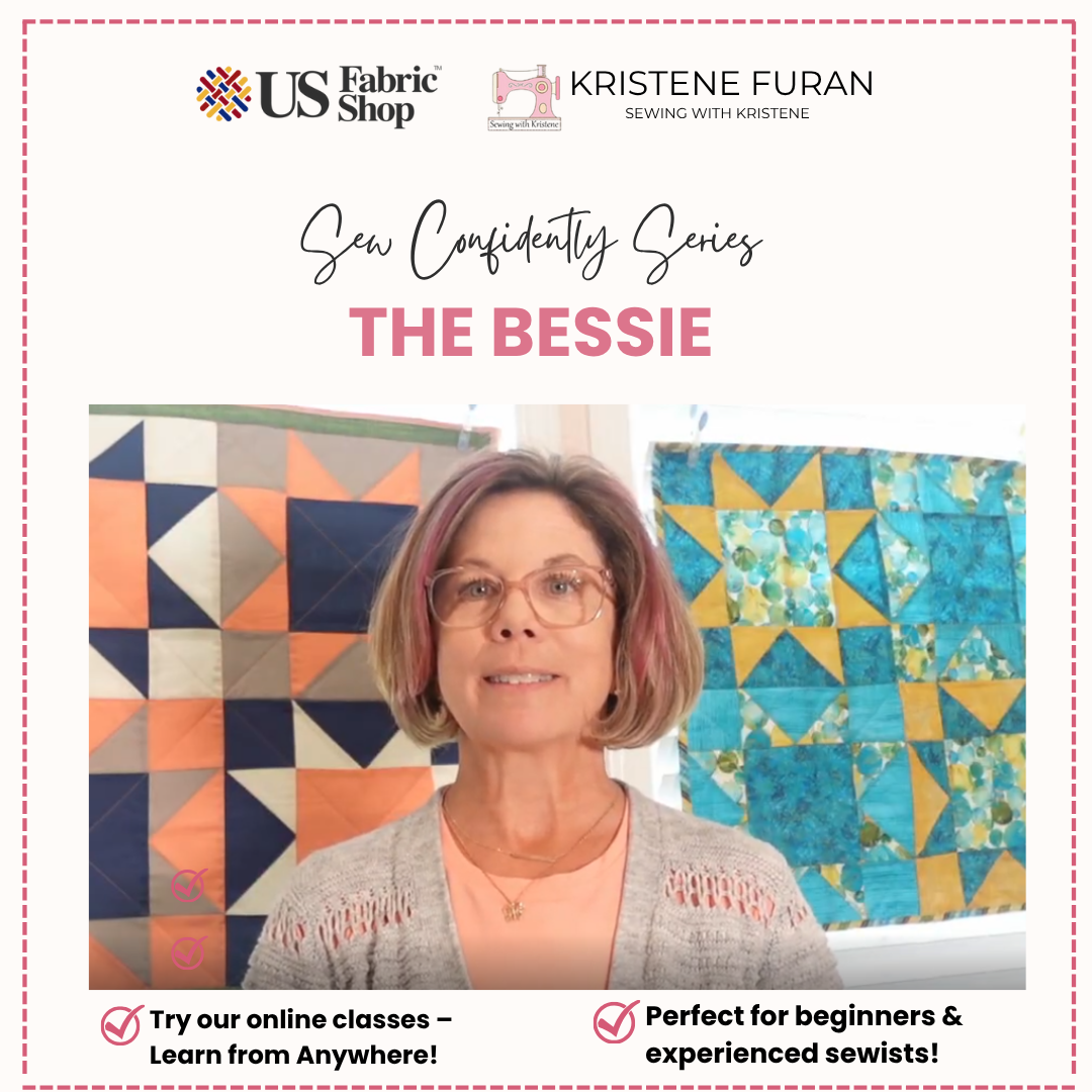 The Bessie Wall Hanging Class & Kit Sewing with Kristene