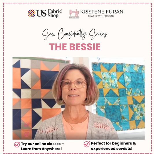The Bessie Wall Hanging CLASSIC Class & Kit Sewing with Kristene
