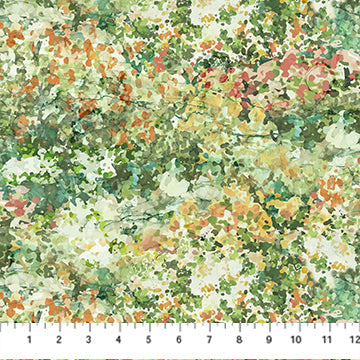 The Great Outdoors Meadow Green Multi Deborah Edwards and Melanie Samra Northcott Fabrics Cotton Fabric NC-DP28446-74