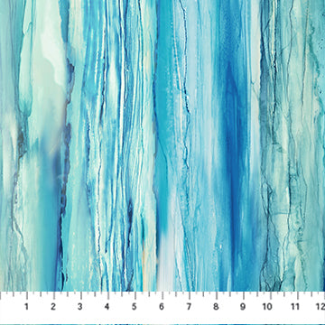 The Great Outdoors Texture Blue Multi Deborah Edwards and Melanie Samra Northcott Fabrics Cotton Fabric NC-DP28447-44