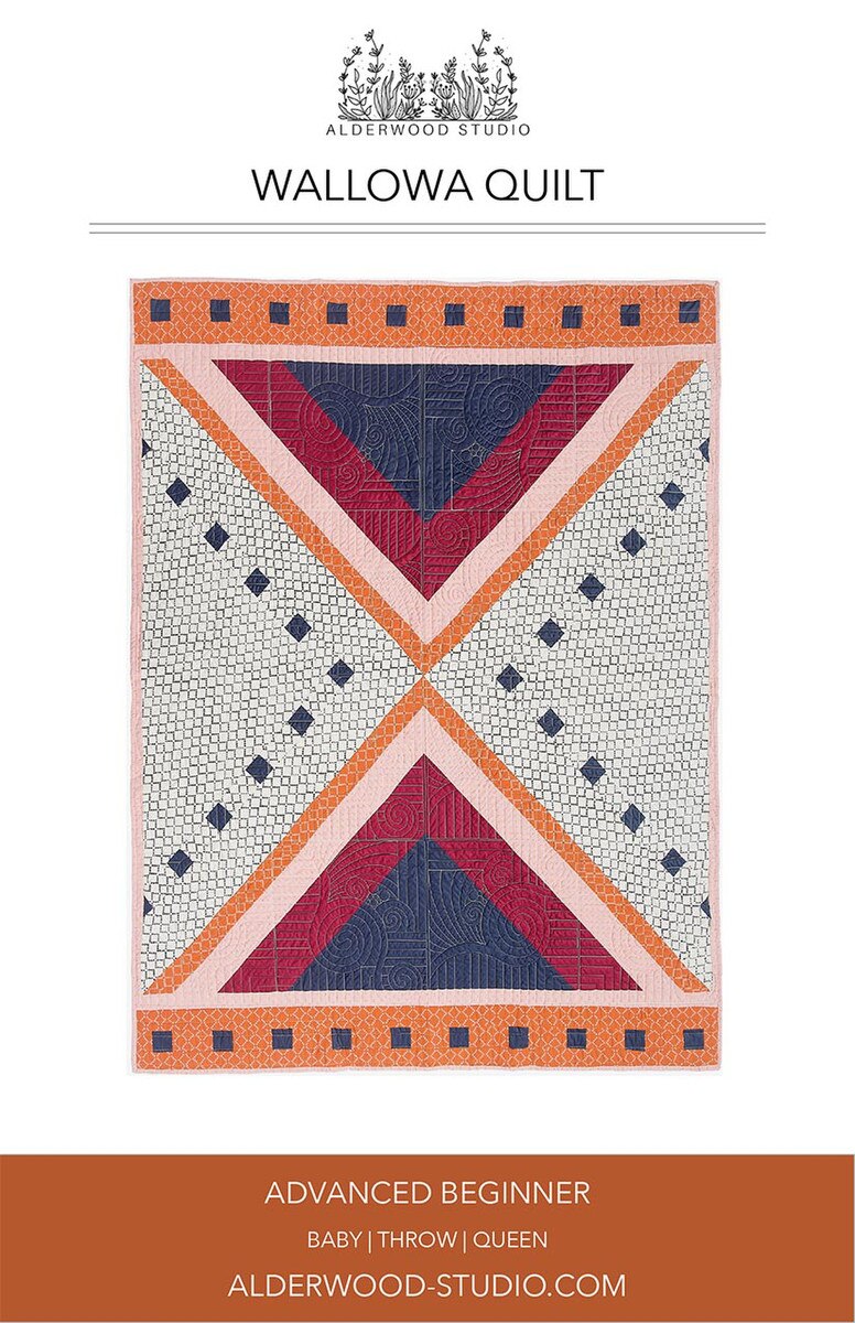 The Wallowa Quilt 3 sizes Amber Elliot Alderwood Studio Quilt Pattern ALDERS-WALLOWA | US Fabric Shop