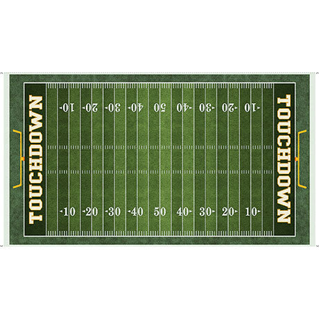 This and That VII Football Field Panel Green 24” Dan Morris Quilting Treasures Cotton Fabric