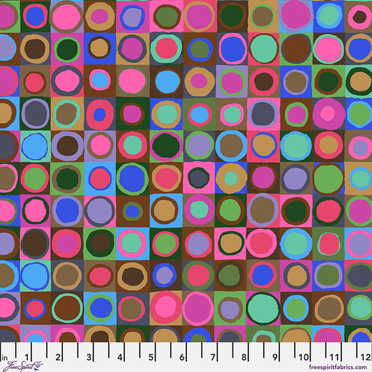 Tiddlywinks Emerald August 2026 Kaffe Fassett Collective Free Spirit Cotton Fabric FS-PWGP171.EMERALD