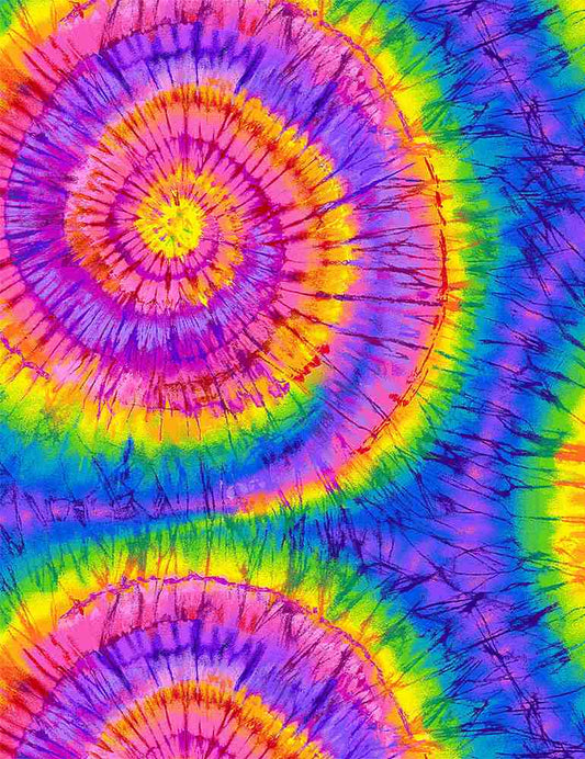Tie Dye Cassidy Multi Timeless Treasures Cotton Fabric TT-TRIBECA-CD3931-MULTI