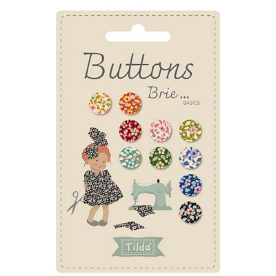 Tilda Brie Basics Buttons .4" (10 mm) 10 pcs TIL-400079