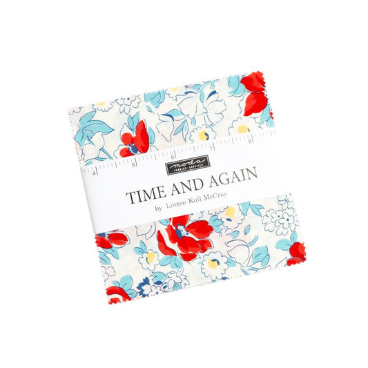 Time And Again 5'' Squares Linzee McCray Moda Cotton Fabric MD-23360PP