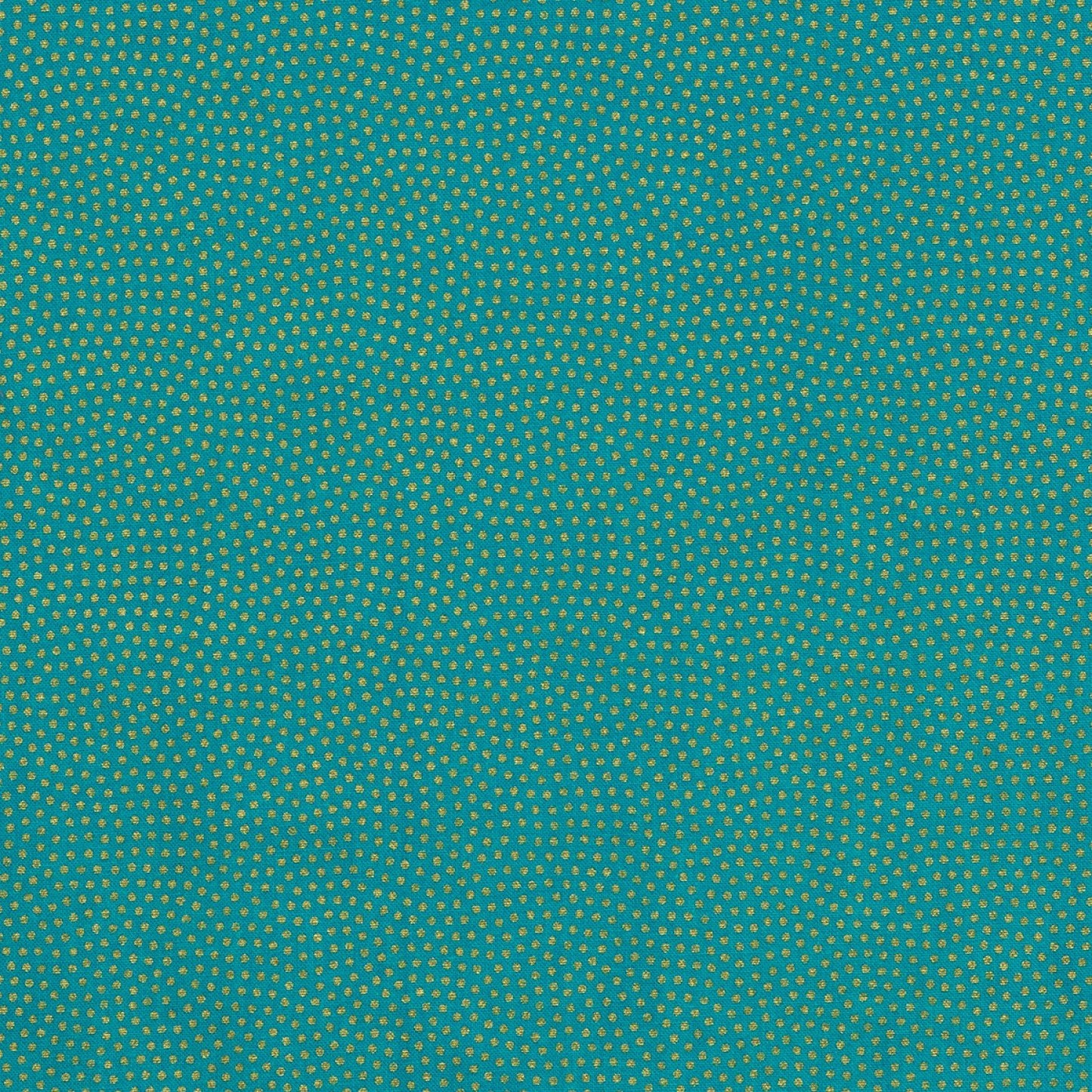 Spin Dot Turquoise Metallic Timeless Treasures Cotton Fabric