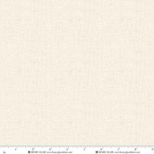 Timeless Basic Printed Linen Weaves Creamy Stacy West Henry Glass Cotton Fabric HG-2338-400