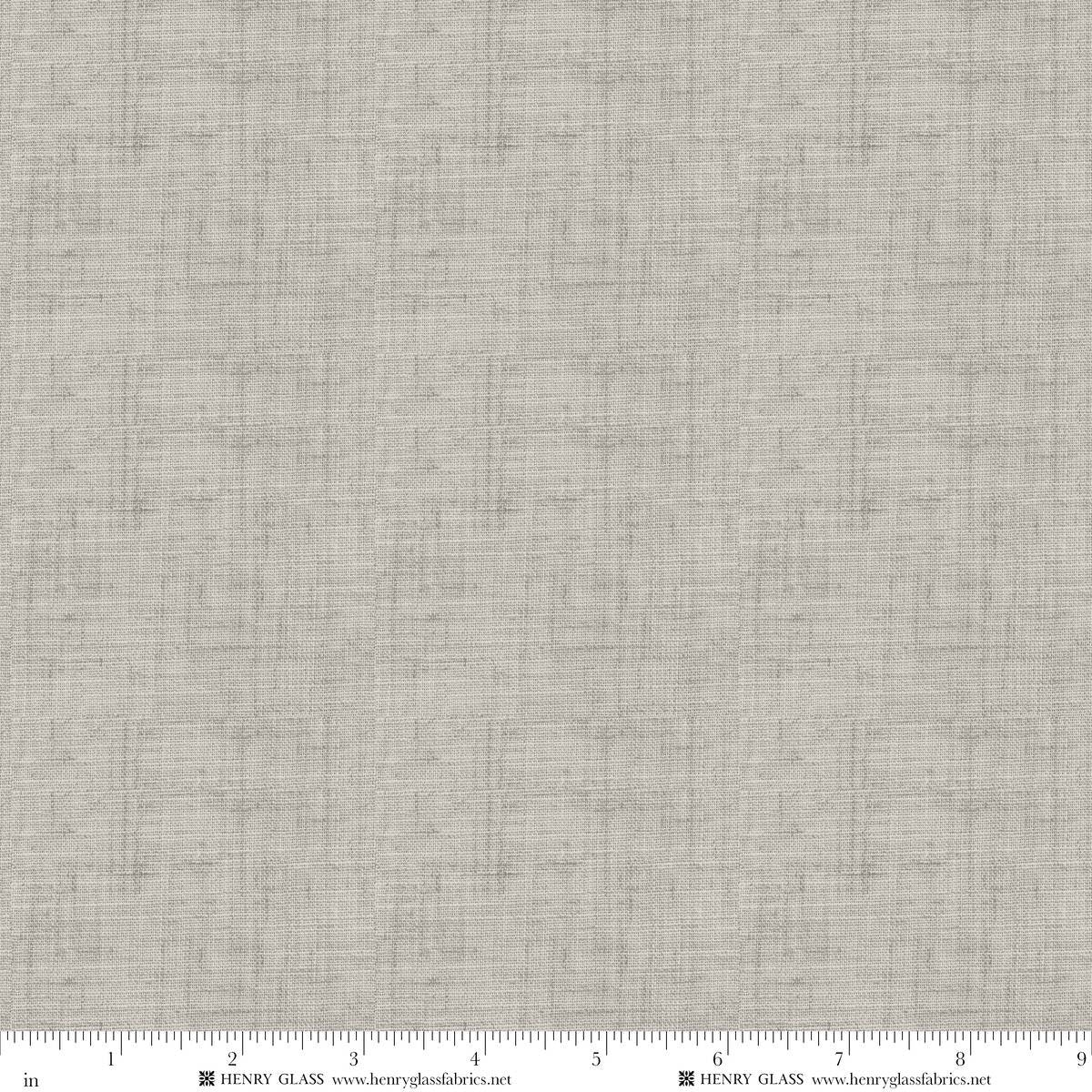 Timeless Basic Printed Linen Weaves Dove Grey Stacy West Henry Glass Cotton Fabric HG-2338-90