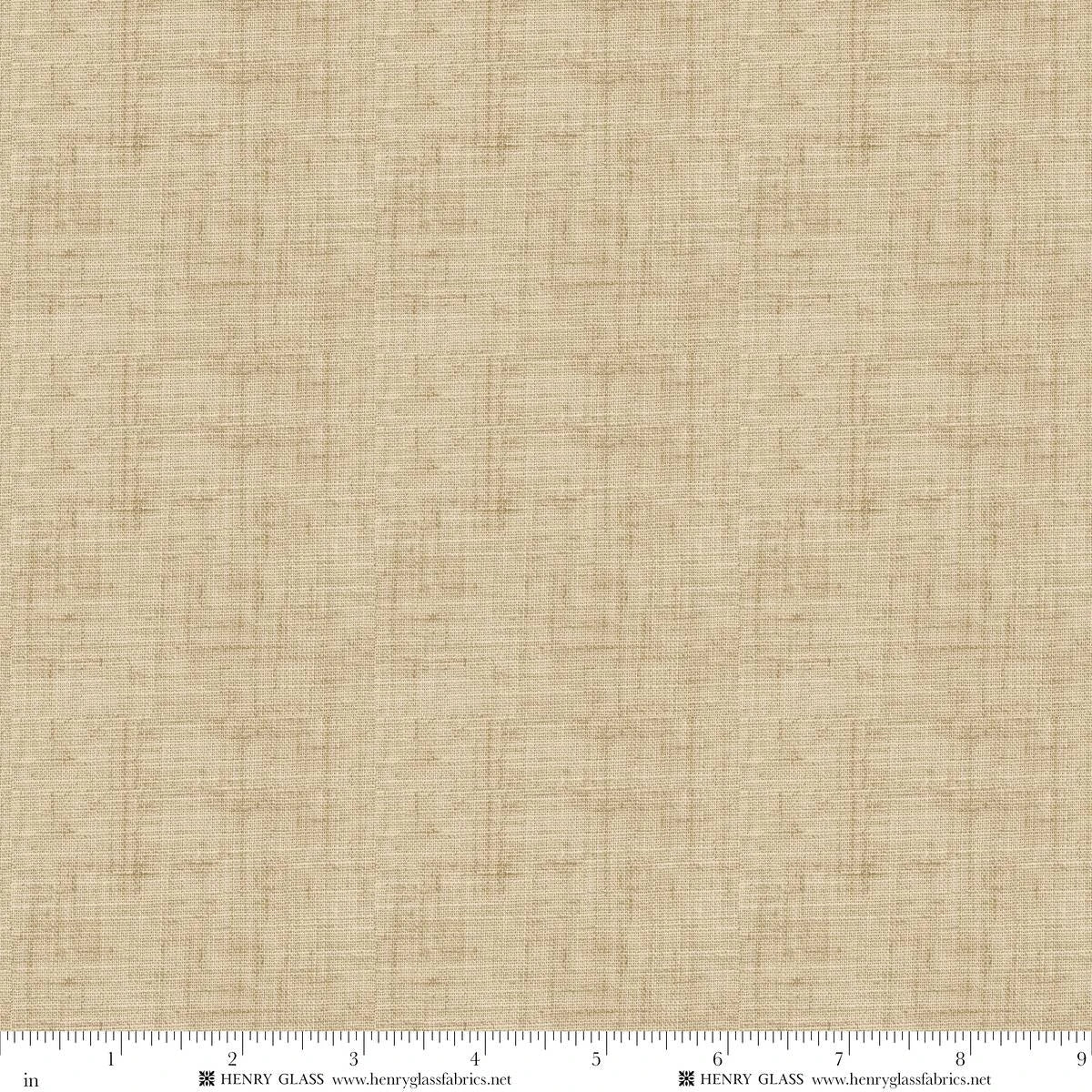 Timeless Basic Printed Linen Weaves Tan Stacy West Henry Glass Cotton Fabric HG-2338-30