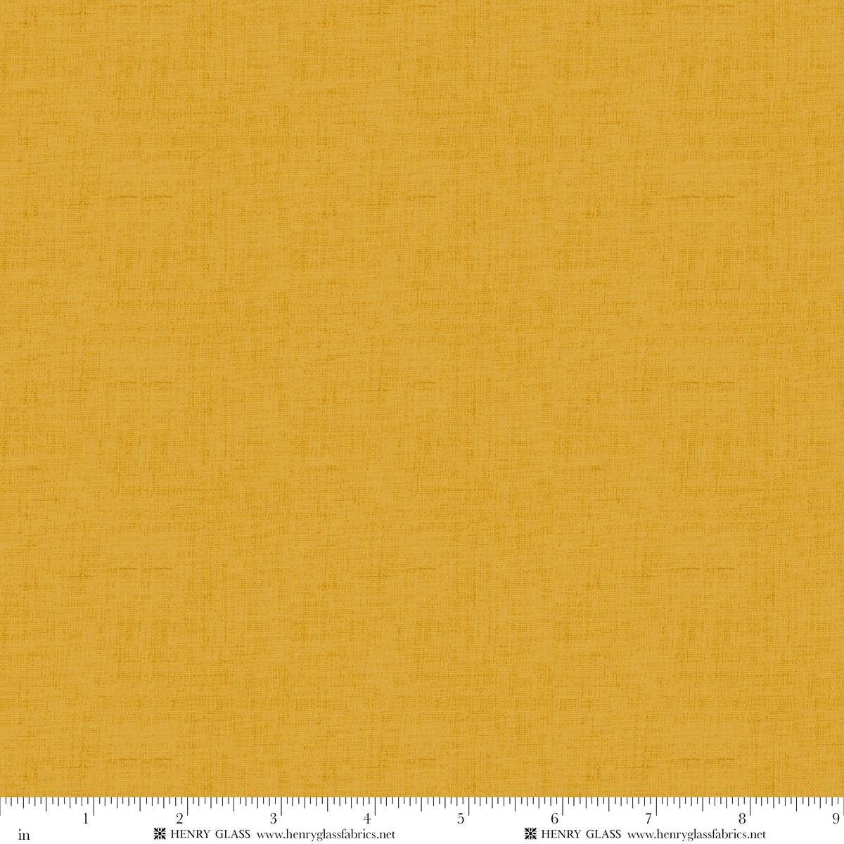 Timeless Linen Basics Texture Mustard Yellow Gold Stacy West Henry Glass Cotton Fabric HG-1027-404