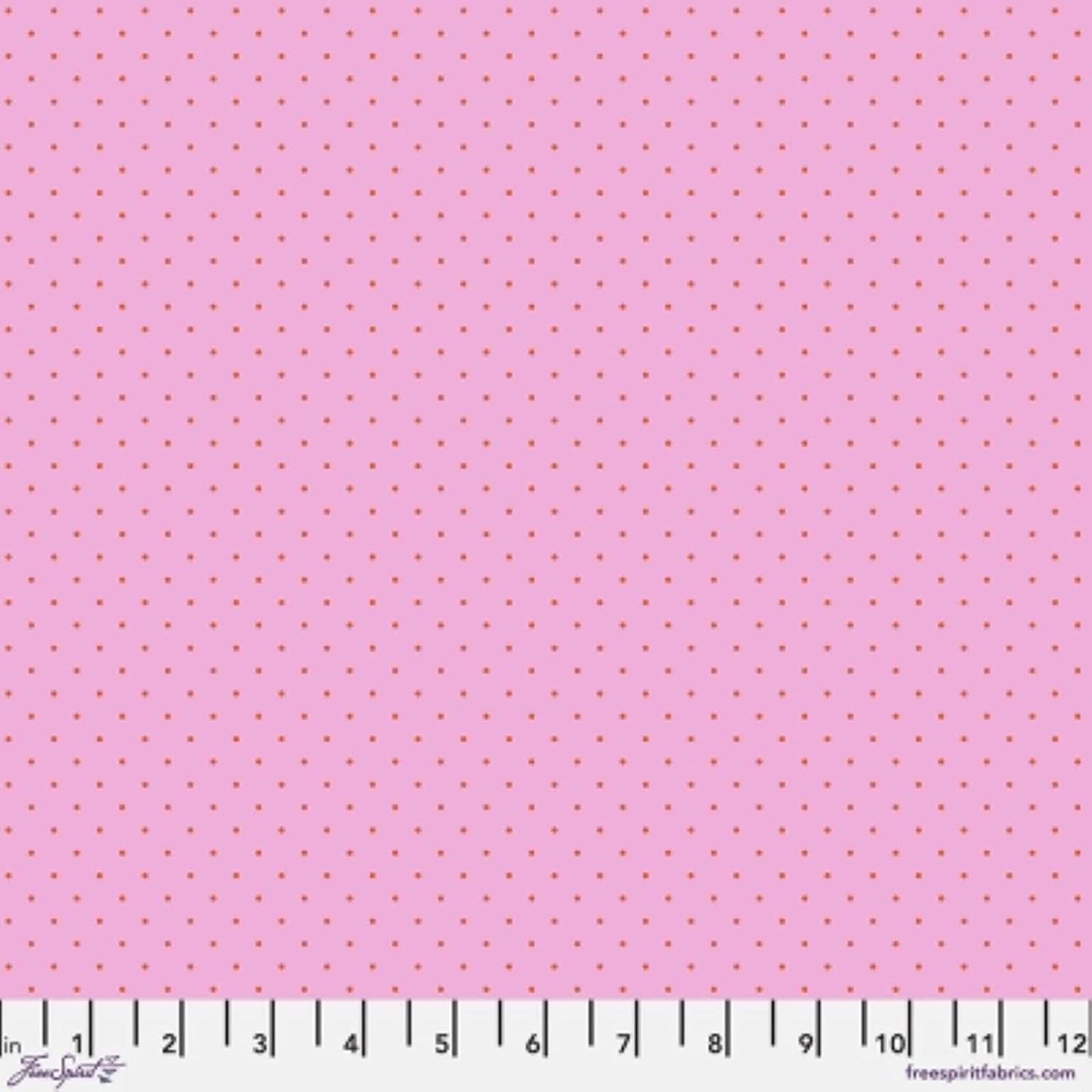 Tiny Dots Candy Pink Tula Pink Free Spirit Cotton Fabric