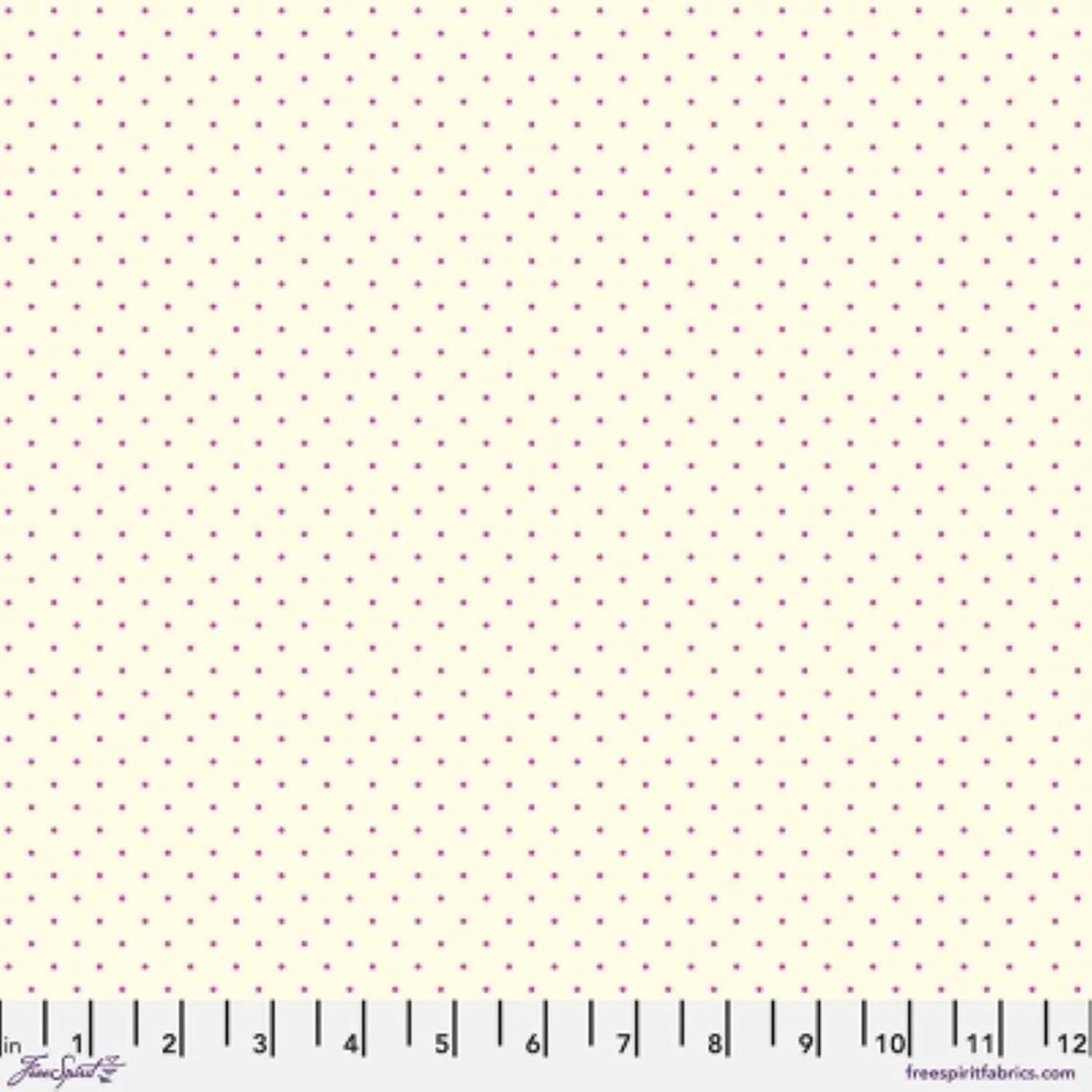 Tiny Dots Cosmic Ivory Purple Tula Pink Free Spirit Cotton Fabric