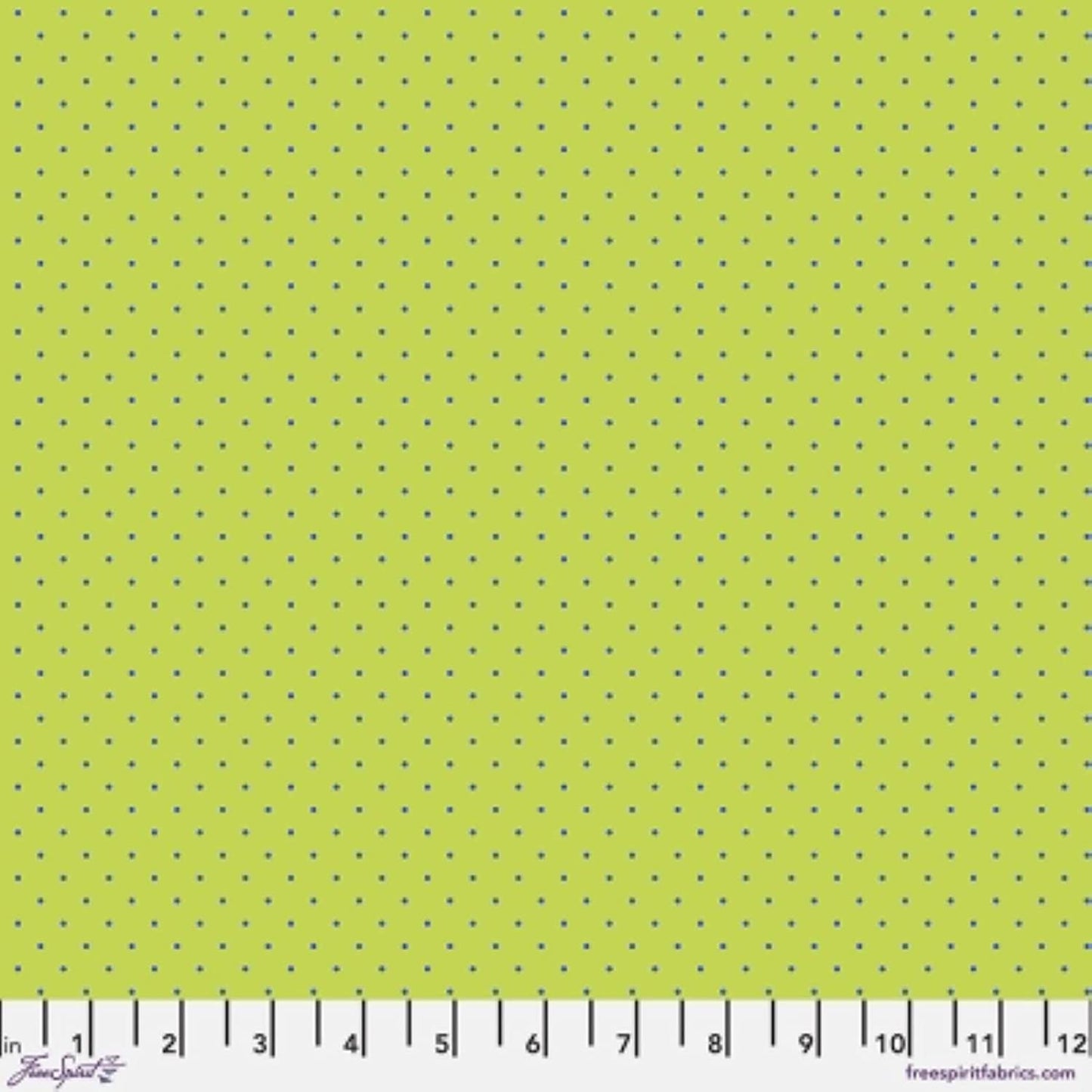 Tiny Dots Meadow green Tula Pink Free Spirit Cotton Fabric