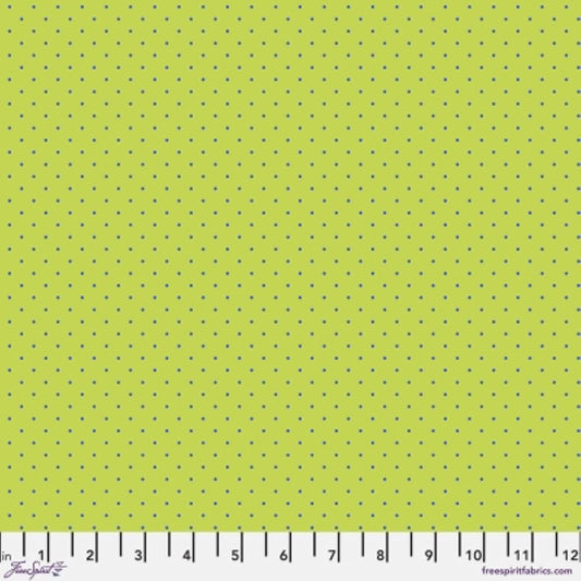 Tiny Dots Meadow green Tula Pink Free Spirit Cotton Fabric