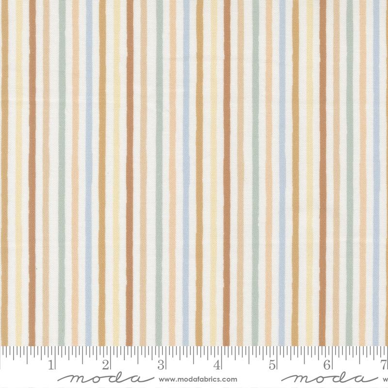 To The Moon And Back Stripes Dove Multi Paper + Cloth Moda Cotton Fabric MD-25906-11 | US Fabric Shop
